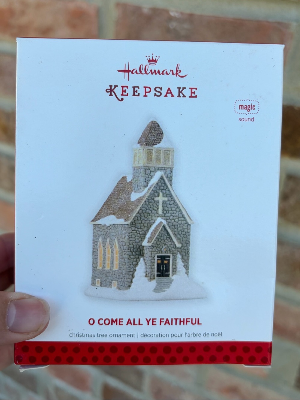 2013 Hallmark Keepsake O Come All Ye Faithful Magic Cord Series ornament NEW - Picture 1 of 3
